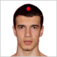 Точка на темени Акупунктурная точка на голове