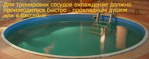 Бассейн в сауне