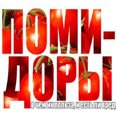 Польза и вред помидоров
