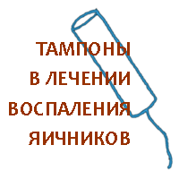 Тампон Лечение воспаления яичников тампонами